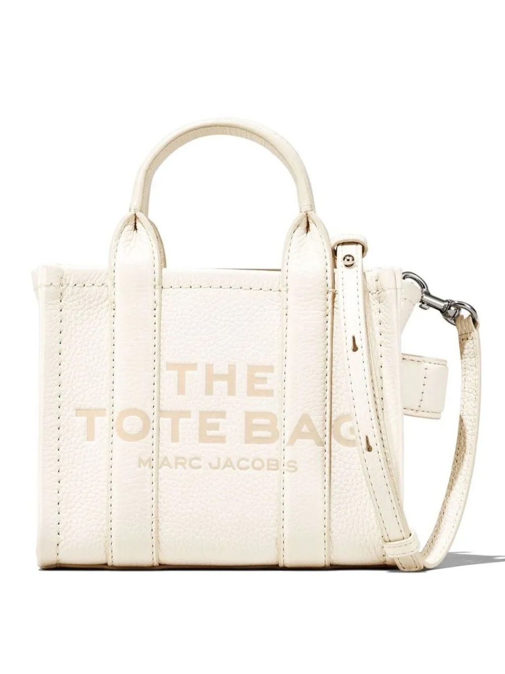 Marc Jacobs Mini Tote Bag in Cream